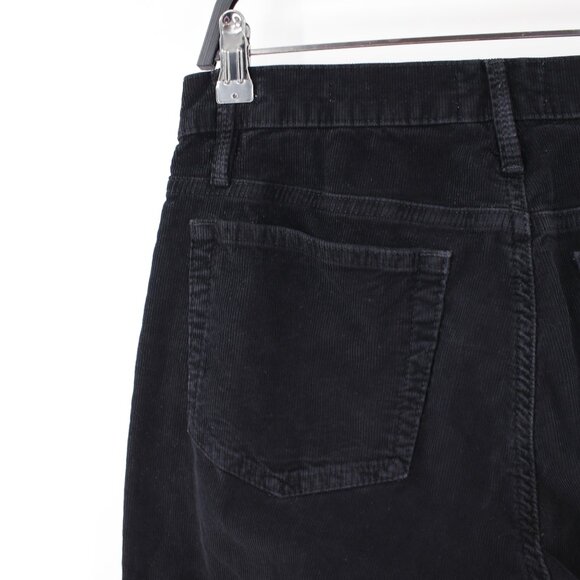Frame pants Mens 31L31.5 L'Homme Slim corduroyl Mid Rise Stretch Noir Black - Picture 3 of 11